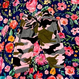 Pink Camouflage pants